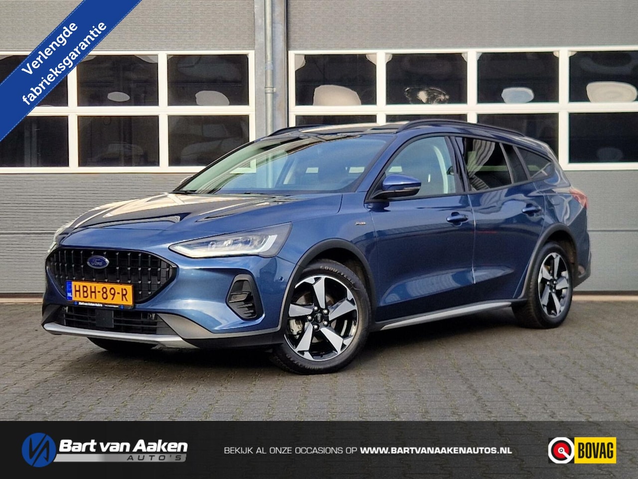 Ford Focus Wagon - 1.0 155pk Aut. Hybrid Active Leder B&O Virtual cockpit Trekhaak - AutoWereld.nl