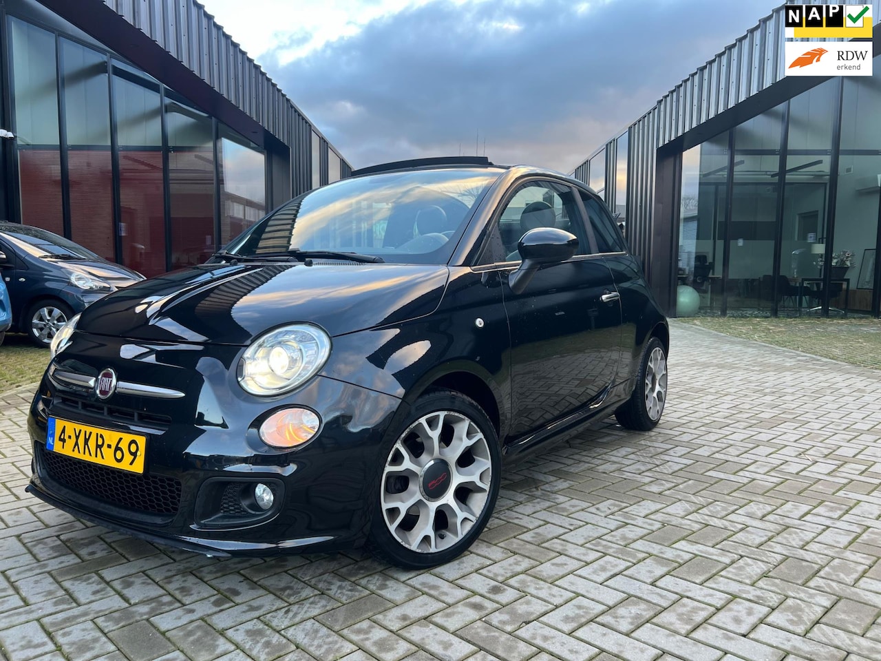 Fiat 500 C - 0.9 TwinAir Turbo 500S Cabrio Clima Xenon NL Auto NAP - AutoWereld.nl