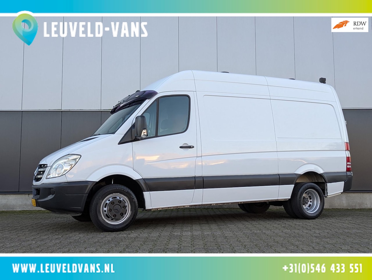 Mercedes-Benz Sprinter - 513 CDI 130PK RWD DUBBELLUCHT AIRCO CRUISE 3500KG TREKHAAK - AutoWereld.nl