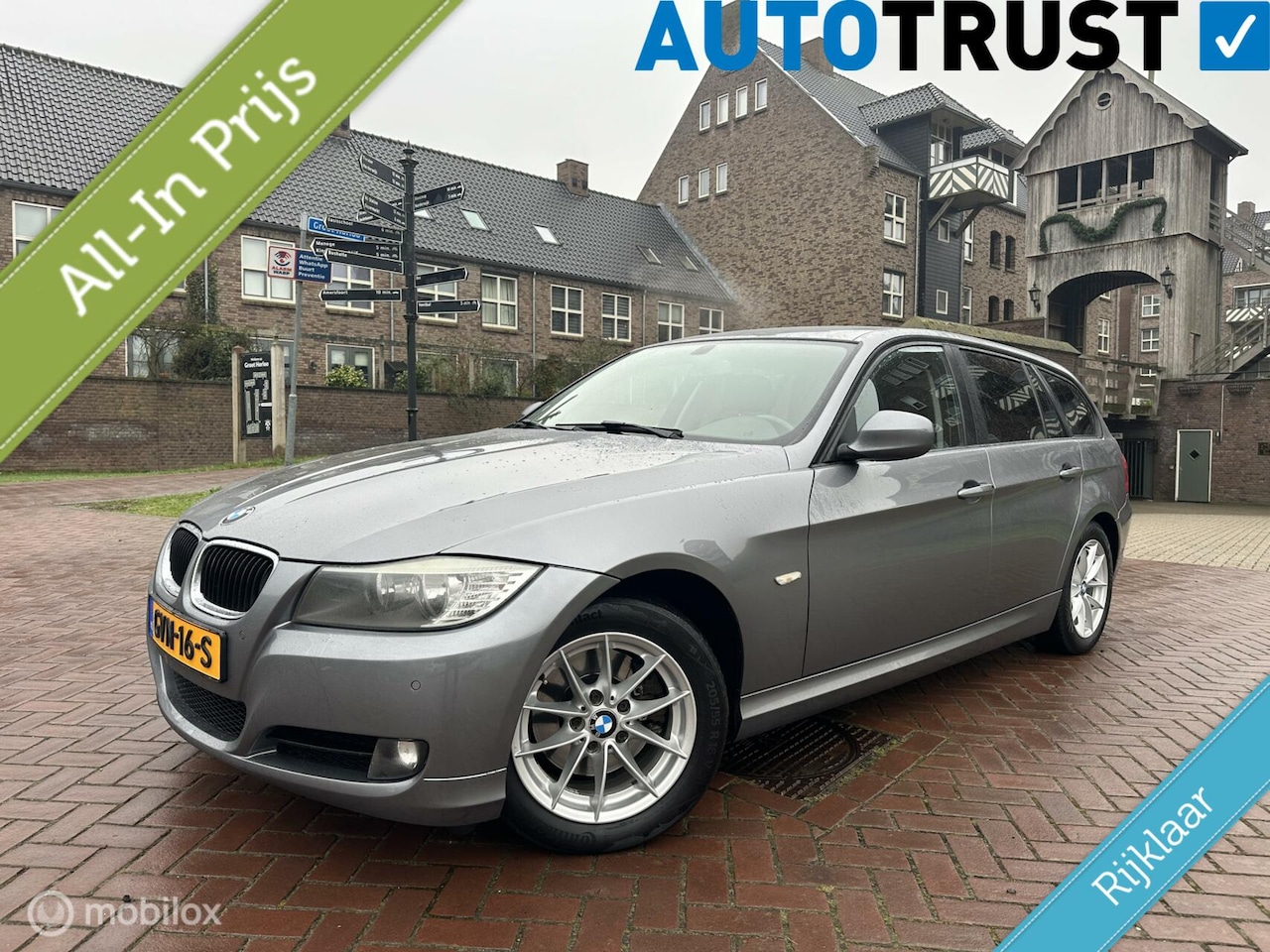 BMW 3-serie Touring - 320i 170PK! Automaat Airco Leer - AutoWereld.nl