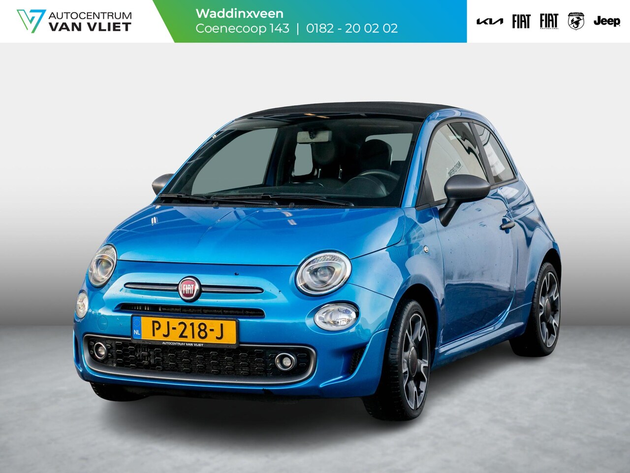 Fiat 500 - TwinAir Turbo Sport | Cabrio | 105pk | Clima | PDC | 16" |  Navi | Priv. glass - AutoWereld.nl