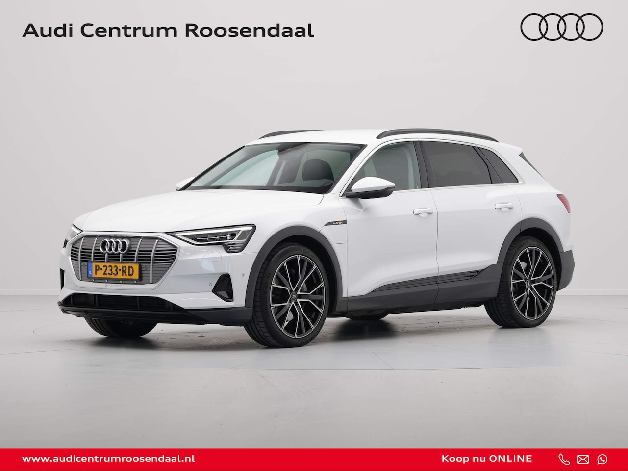 Audi e-tron - 50 quattro edition 71 kWh Navigatie Alcantara Side Assist 22'' Lm Velgen - AutoWereld.nl