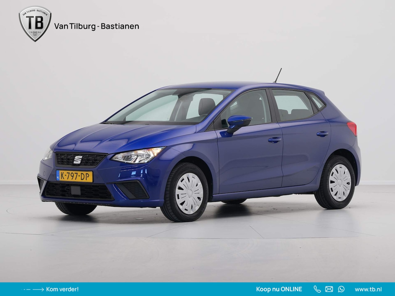 Seat Ibiza - 1.0 TSI 95pk Style Navi via App Trekhaak Clima Cruise Pdc - AutoWereld.nl