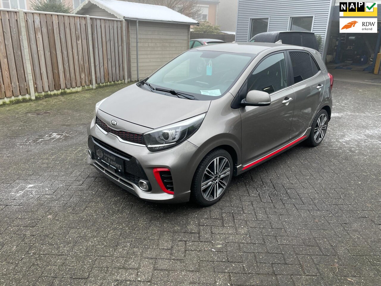 Kia Picanto - 1.2 CVVT GT-Line leder navigatie - AutoWereld.nl