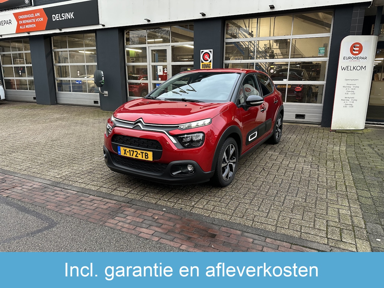 Citroën C3 - 1.2 PureTech Max Automaat All-in Prijs Airco/Cruise/Navi/Carplay/Camera - AutoWereld.nl