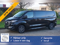 Ford Transit Custom - 300L 170PK DC Limited AUT BPM VRIJ Navi, ACC, Trekhaak, 360° Cam, 17" LM, Elec. Schuifdeur