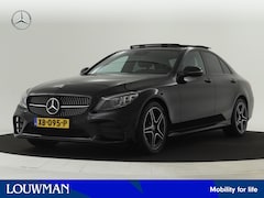 Mercedes-Benz C-klasse - 180 AMG Nightpakket | Panoramadak | Comand Navigatie | Apple Carplay | Alarm | Sfeerverlic