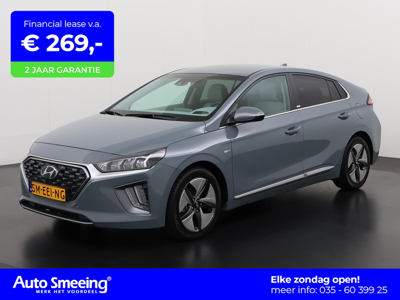 Hyundai IONIQ - 1.6 GDi Premium | Leder | Head Up | Zondag Open! - AutoWereld.nl