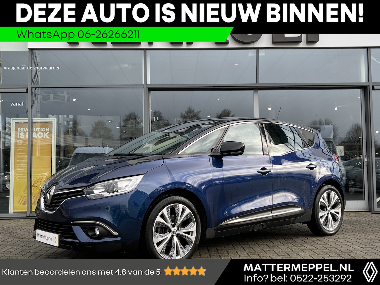 Renault Scénic - 1.2 TCe 130 Intens | NL Auto | Trekhaak | Navigatie | Achteruitrijcamera | Parkeersensoren - AutoWereld.nl