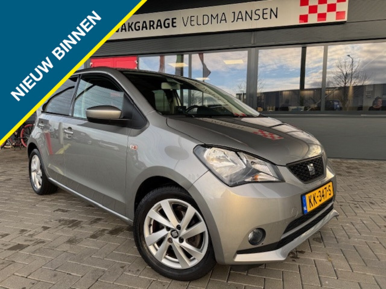 Seat Mii - 1.0 SPORT CONNECT 5-DRS. + NAVI/PDC/LMV/AIRCO/CRUISE 22.500 km!! - AutoWereld.nl