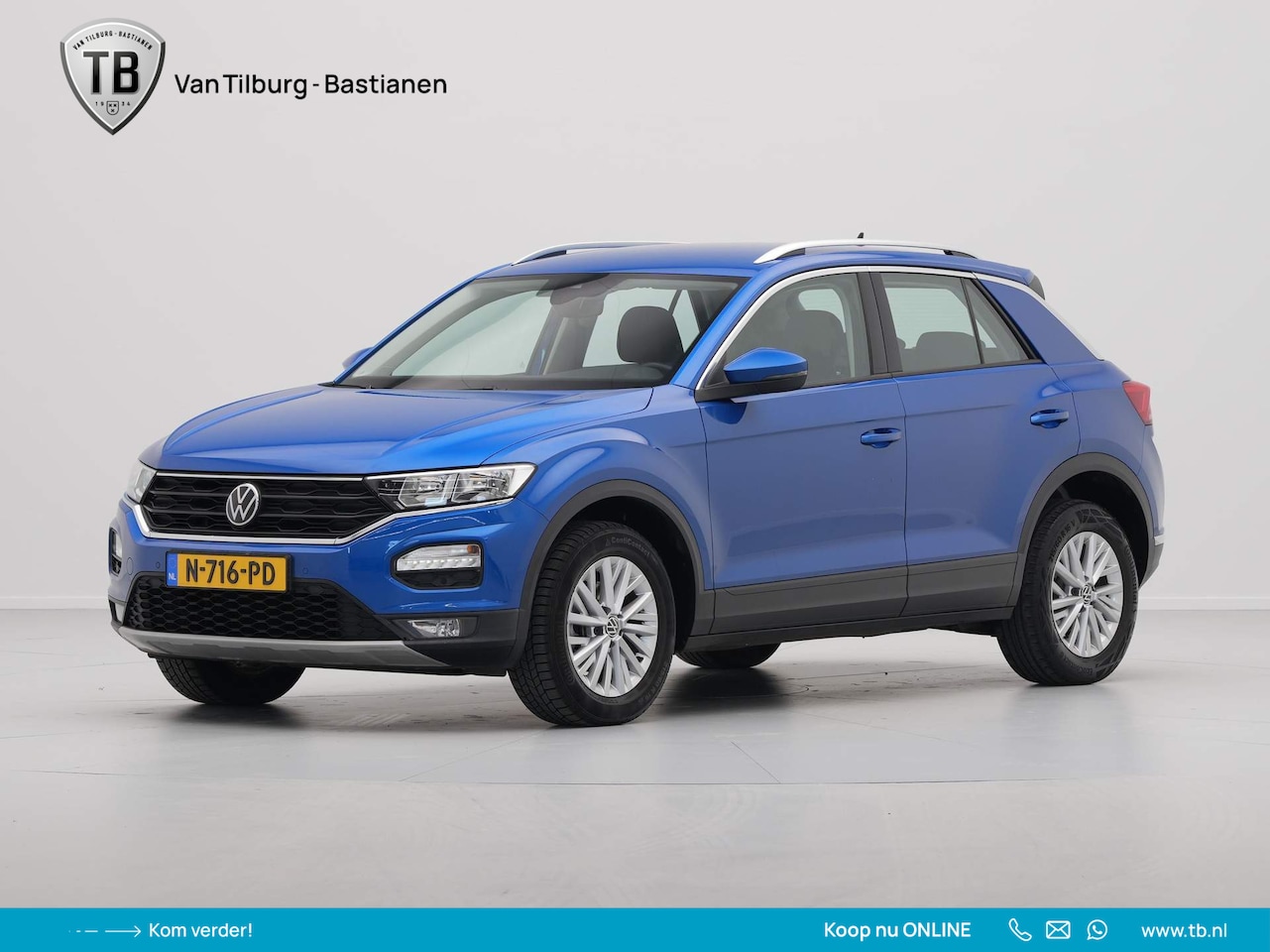 Volkswagen T-Roc - 1.0 TSI 110pk Style Navigatie Trekhaak Pdc Clima - AutoWereld.nl