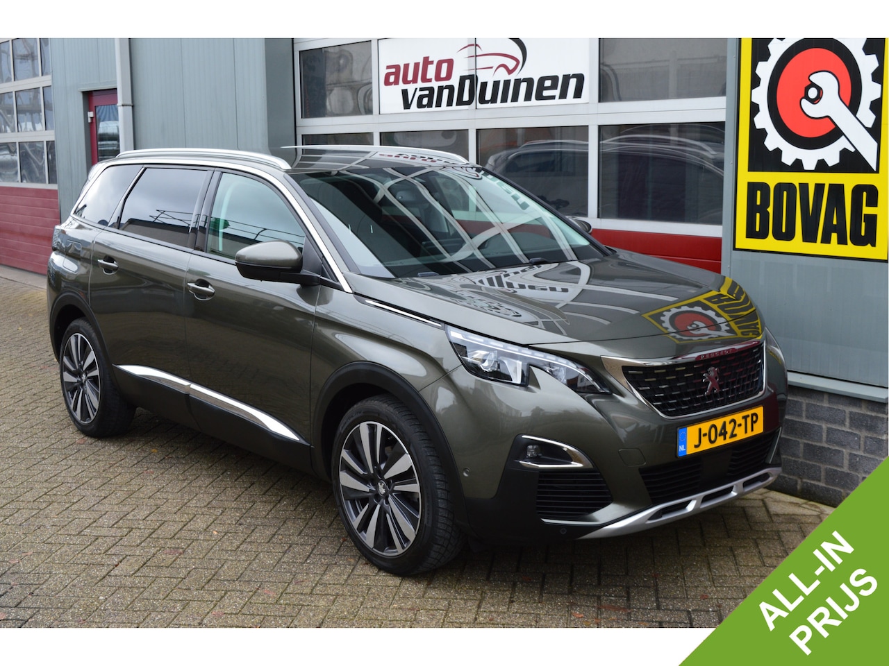 Peugeot 5008 - 1.2 PureTech Blue Lease Premium Avantage O.a: Full LED, Afn. Haak, Elektr, verst. Stoel + - AutoWereld.nl