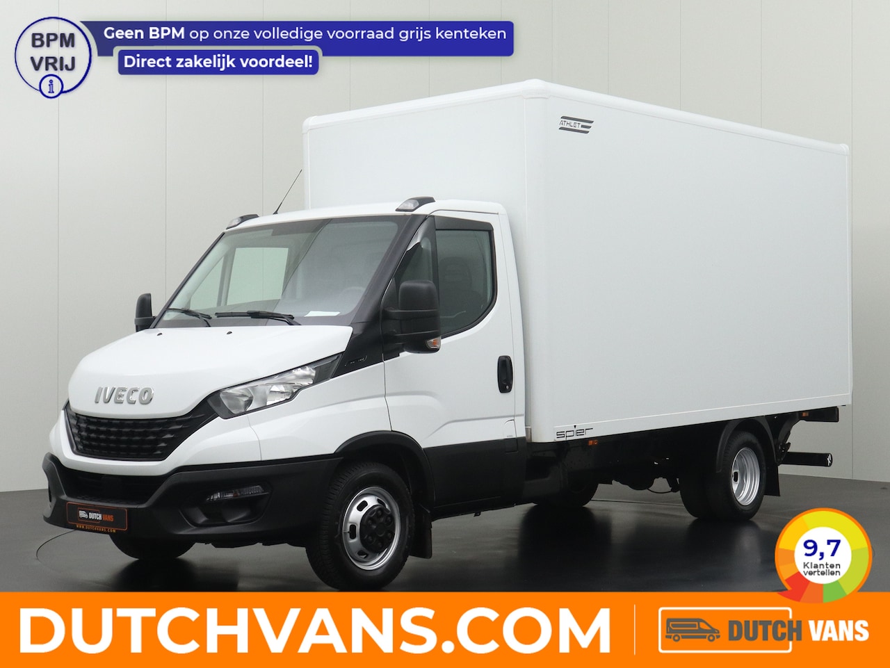 Iveco Daily - 35C16 Bakwagen+Laadklep | Airco | 3-Persoons | Bindrails - AutoWereld.nl