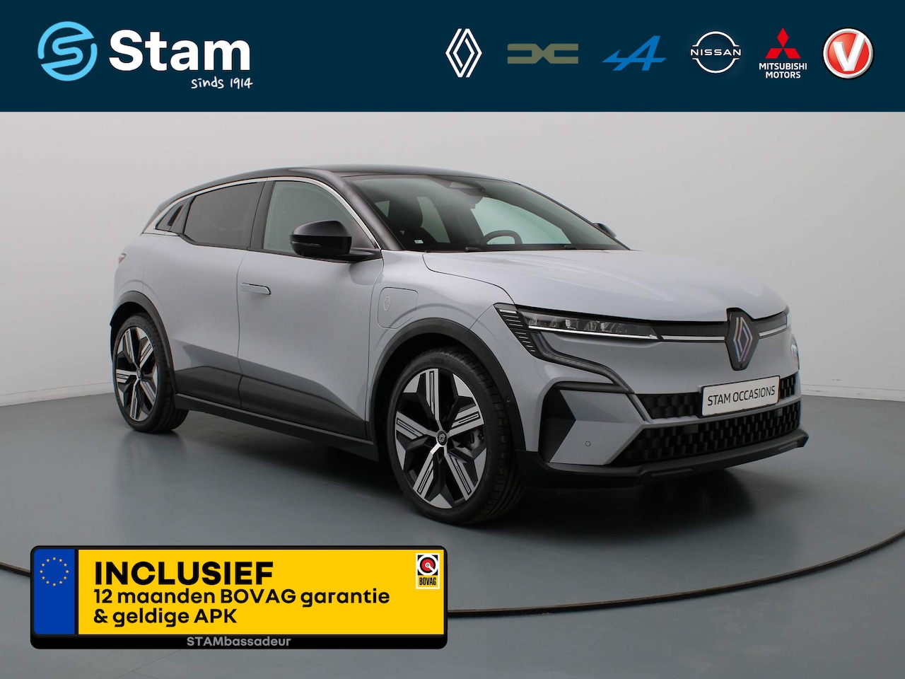 Renault Mégane E-Tech - Comfort Range Iconic 60 kWh Adapt. cruise | 360° Camera | Harman Kardon | Leder | Navi - AutoWereld.nl