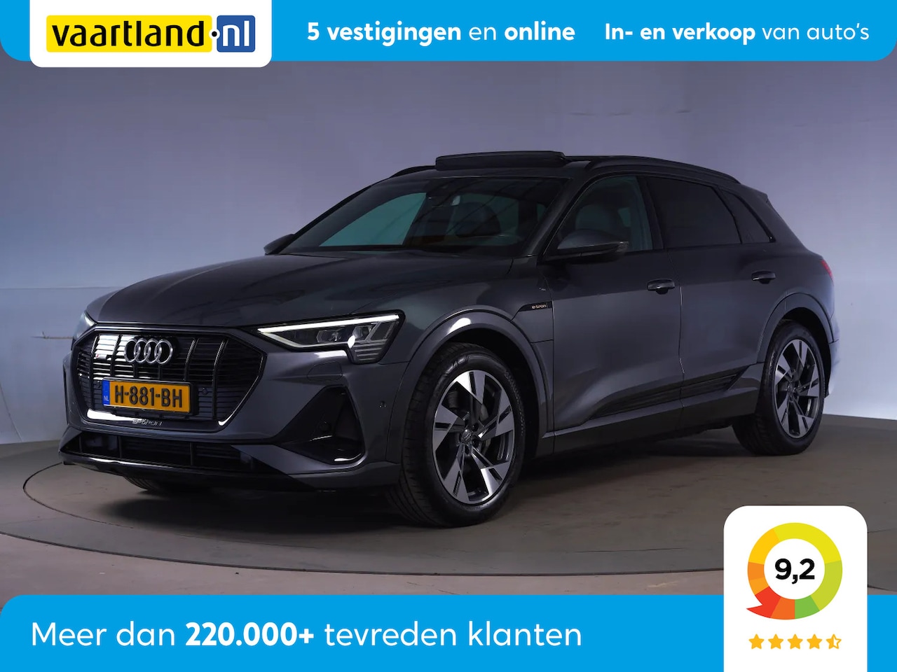 Audi e-tron - 50 Quattro S Line Black Edition [ Panorama Virtual Memoryseats ] - AutoWereld.nl