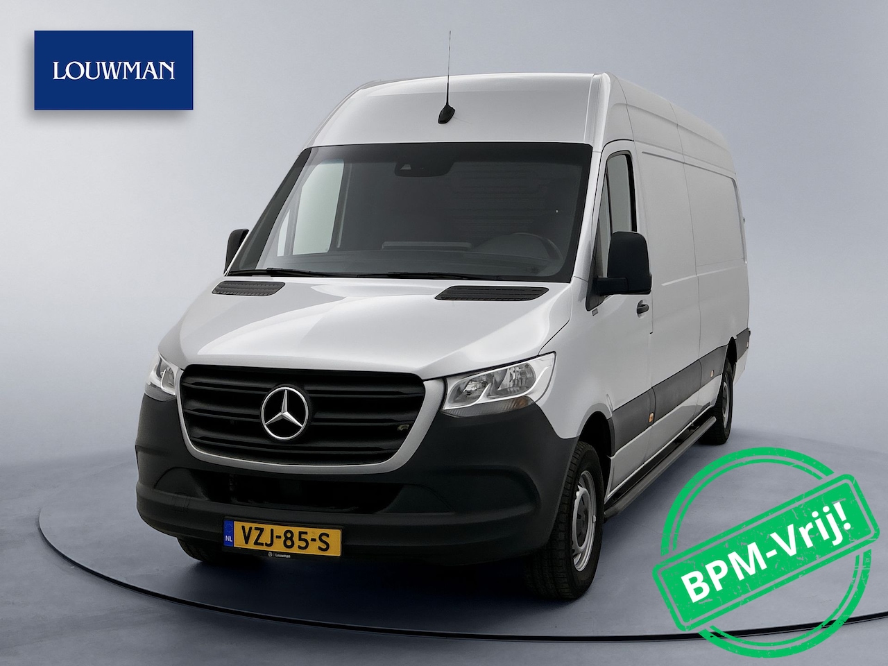 Mercedes-Benz Sprinter - 315 1.9 CDI L3H2 Automaat Navigatie Fabrieksgarantie Camera Betimmering Zilvergrijs - AutoWereld.nl