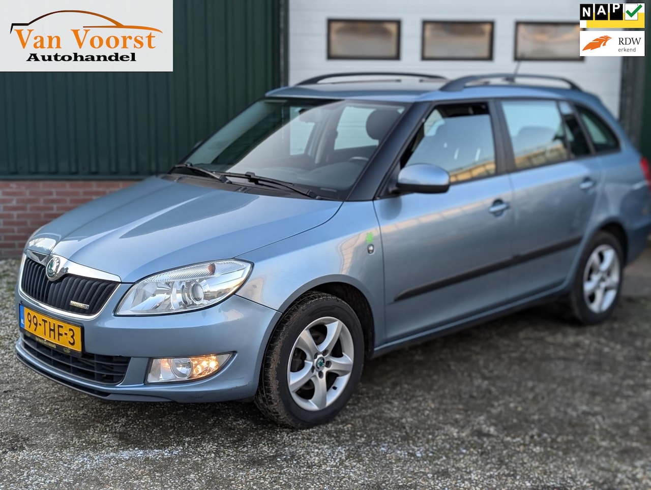 Skoda Fabia Combi - 1.2 TDI NIEUWE RIEM ! navi clima APK - AutoWereld.nl