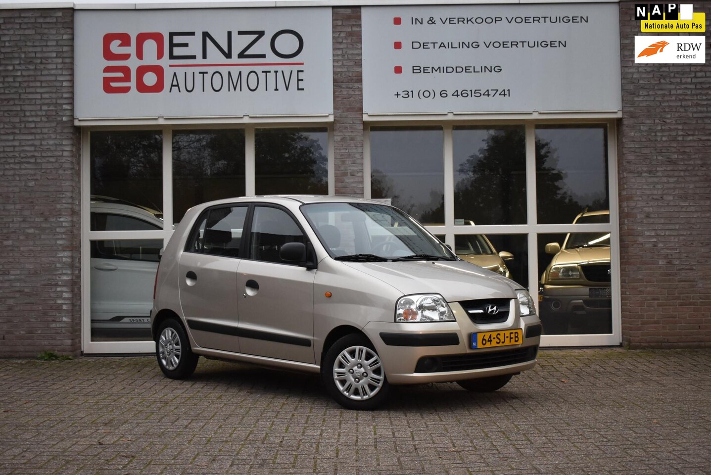 Hyundai Atos - 1.1i Active Young Parksens Elektpakket weinig kms - AutoWereld.nl