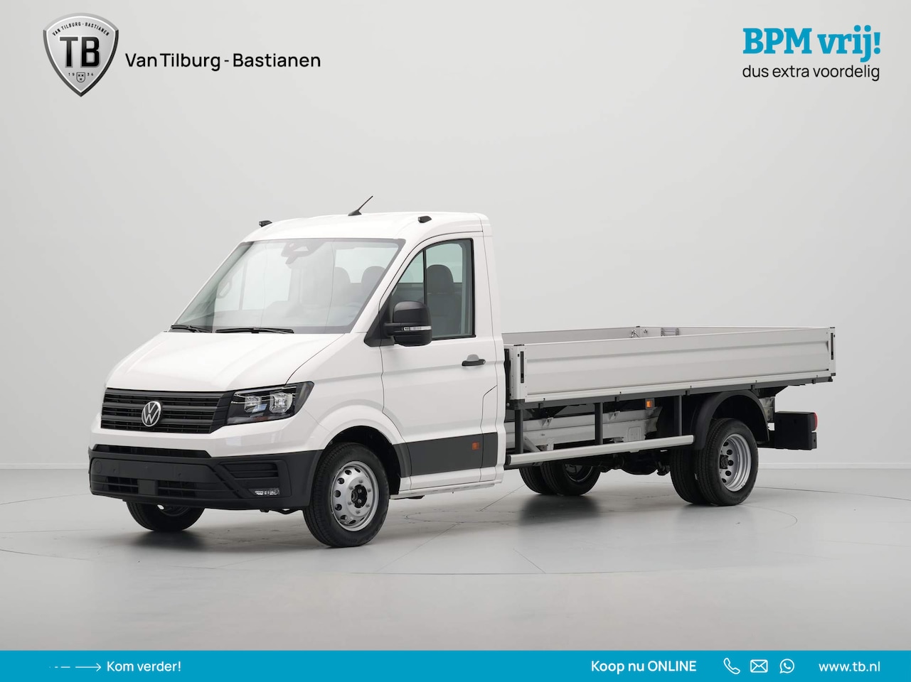 Volkswagen Crafter - Pick-Up 2.0 TDI 120kW 164PK GVW 5.0T L4 DL Highline EURO VI RWD teruggekeurd naar 3.5T vra - AutoWereld.nl