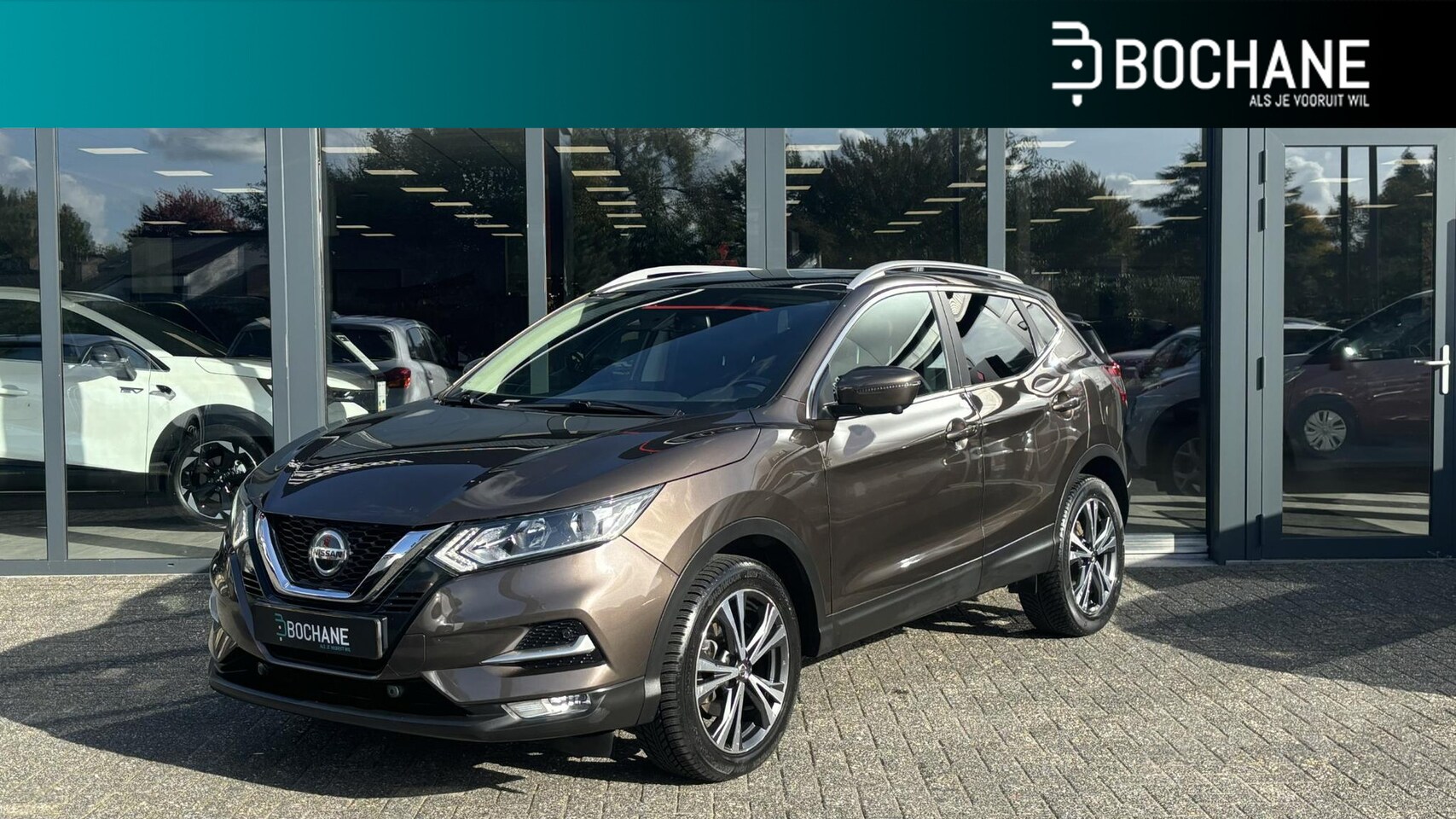 Nissan Qashqai - 1.2 DIG-T 115 N-Connecta | Panoramadak | 360 Camera | - AutoWereld.nl