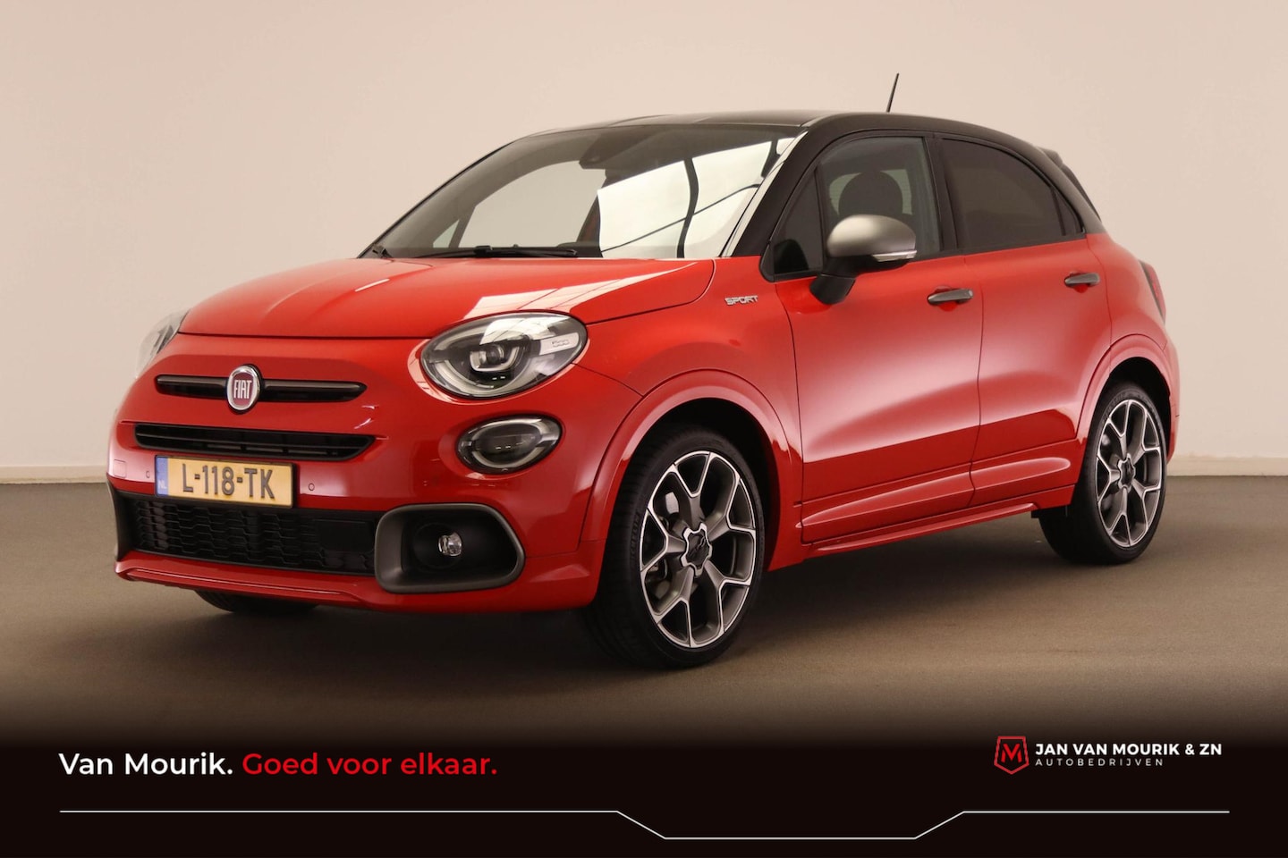 Fiat 500 X - 1.3 FireFly Turbo 150 Sport | Trekhaak | Navigatie | Half lederen bekleding | - AutoWereld.nl