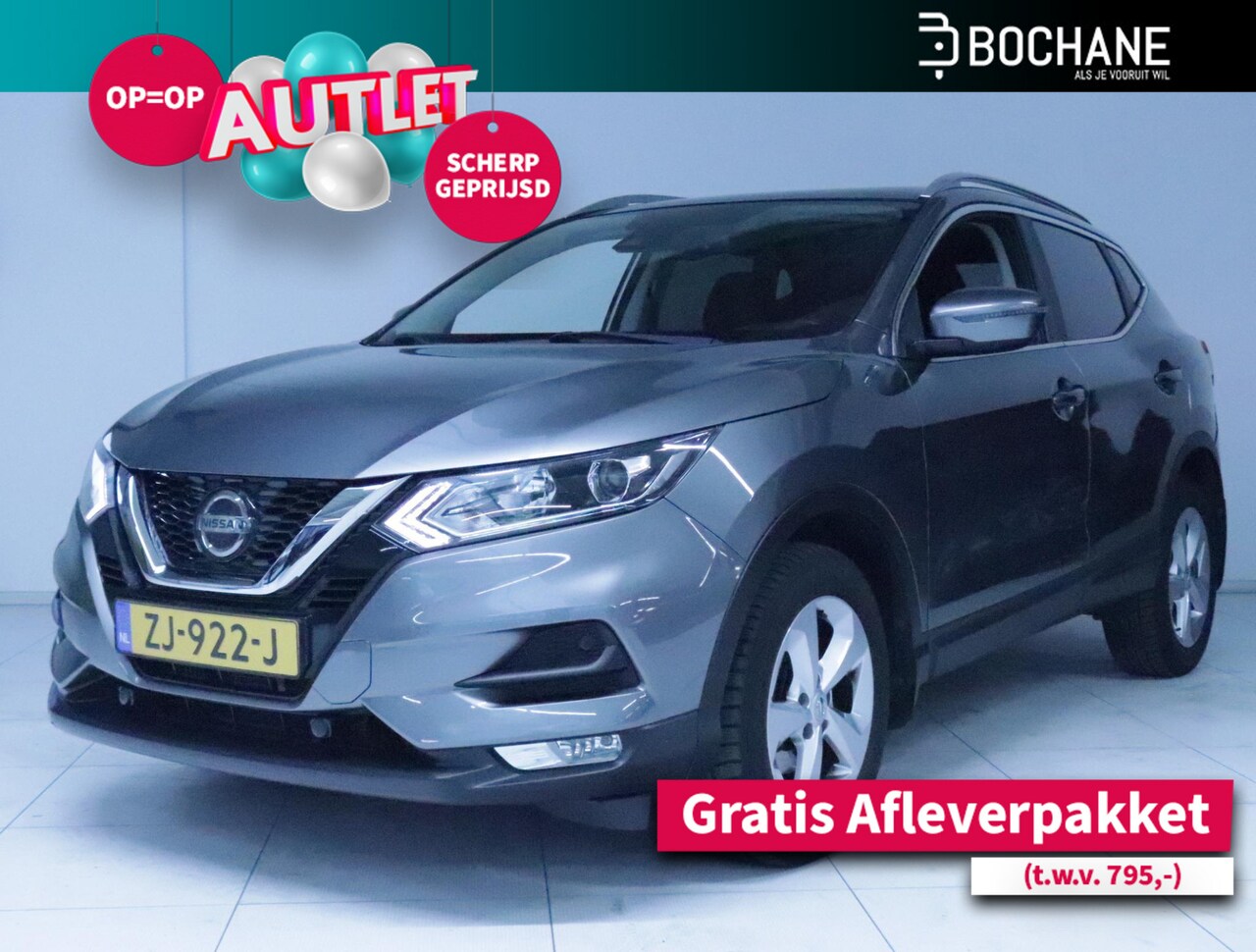 Nissan Qashqai - 1.2 DIG-T 115 X-Tronic N-Connecta Clima/Navi/Camera/Panoramadak - AutoWereld.nl