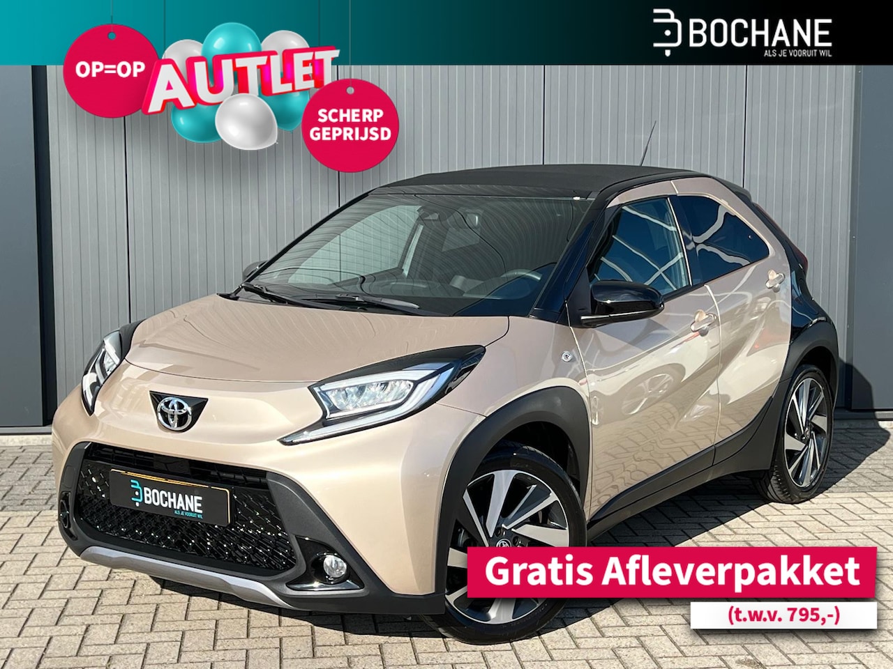 Toyota Aygo X - 1.0 VVT-i S-CVT Envy Toyota Aygo X 1.0 VVT-i S-CVT envy | Automaat | Cabriodak | Navigatie - AutoWereld.nl