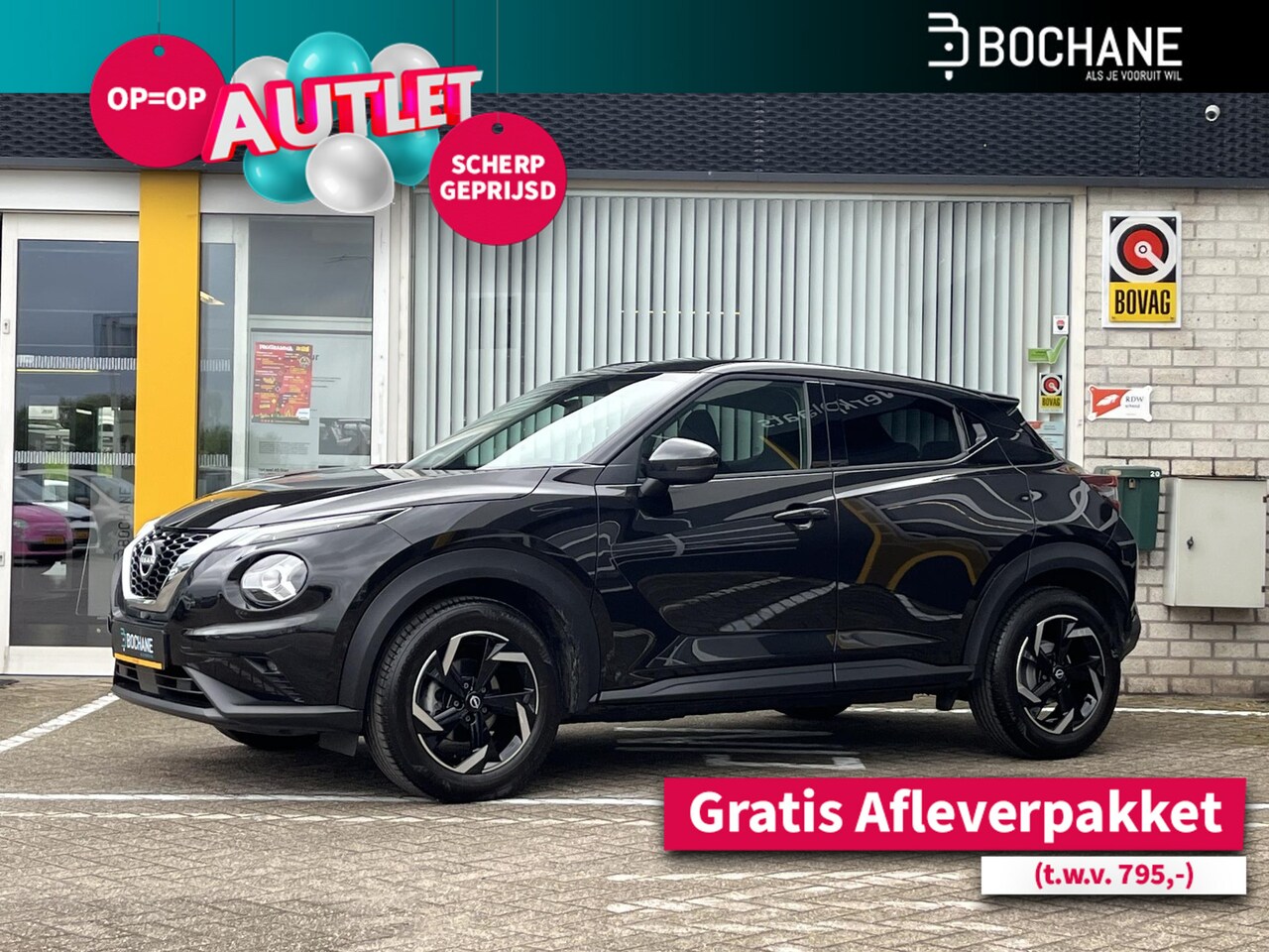 Nissan Juke - 1.0 DIG-T 114 DCT7 Acenta Comfort | Navigatie | Parkeersensoren | Lichtmetalen velgen - AutoWereld.nl