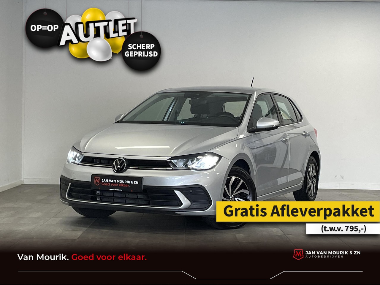 Volkswagen Polo - 1.0 TSI DSG Life | Carplay | Cruise Control - AutoWereld.nl