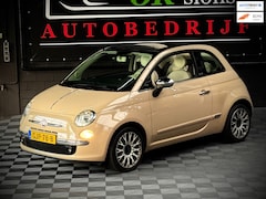 Fiat 500 C - 1.2 lounge Cabrio Beige/Bruin/Cappuccino/airco/PDC