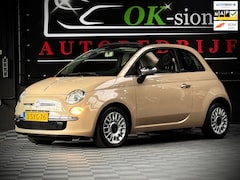 Fiat 500 - Cabrio Beige/Cappuccino/Airco/PDC/NAP/NL auto