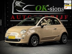 Fiat 500 C - 1.2 lounge Cabrio Automaat Beige/Cappuccino/airco/PDC/NLAUTO