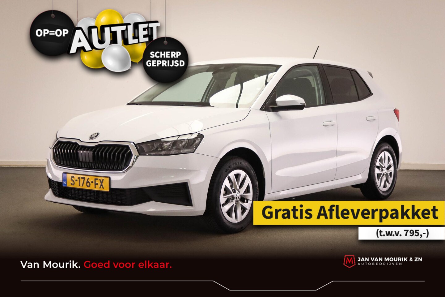 Skoda Fabia - 1.0 TSI Ambition | COMFORT / NAVI- PACK | LED | DAB | SMARTLINK | DRAADLOZE LADER | PDC | - AutoWereld.nl