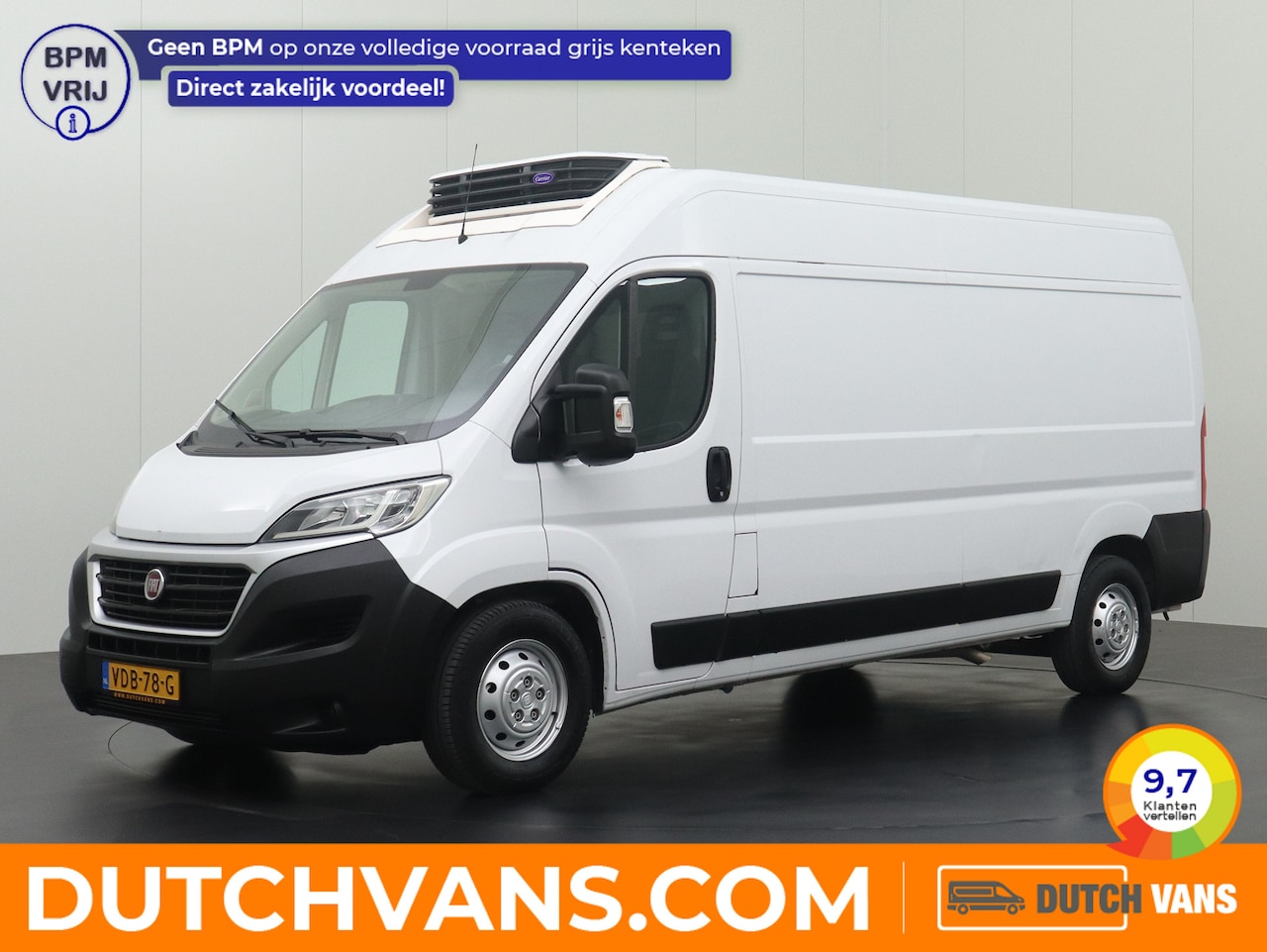 Fiat Ducato - 2.3MultiJet 150PK Koelauto L3H2 | Laadlift | Navigatie | Camera | Airco | 3-Persoons - AutoWereld.nl