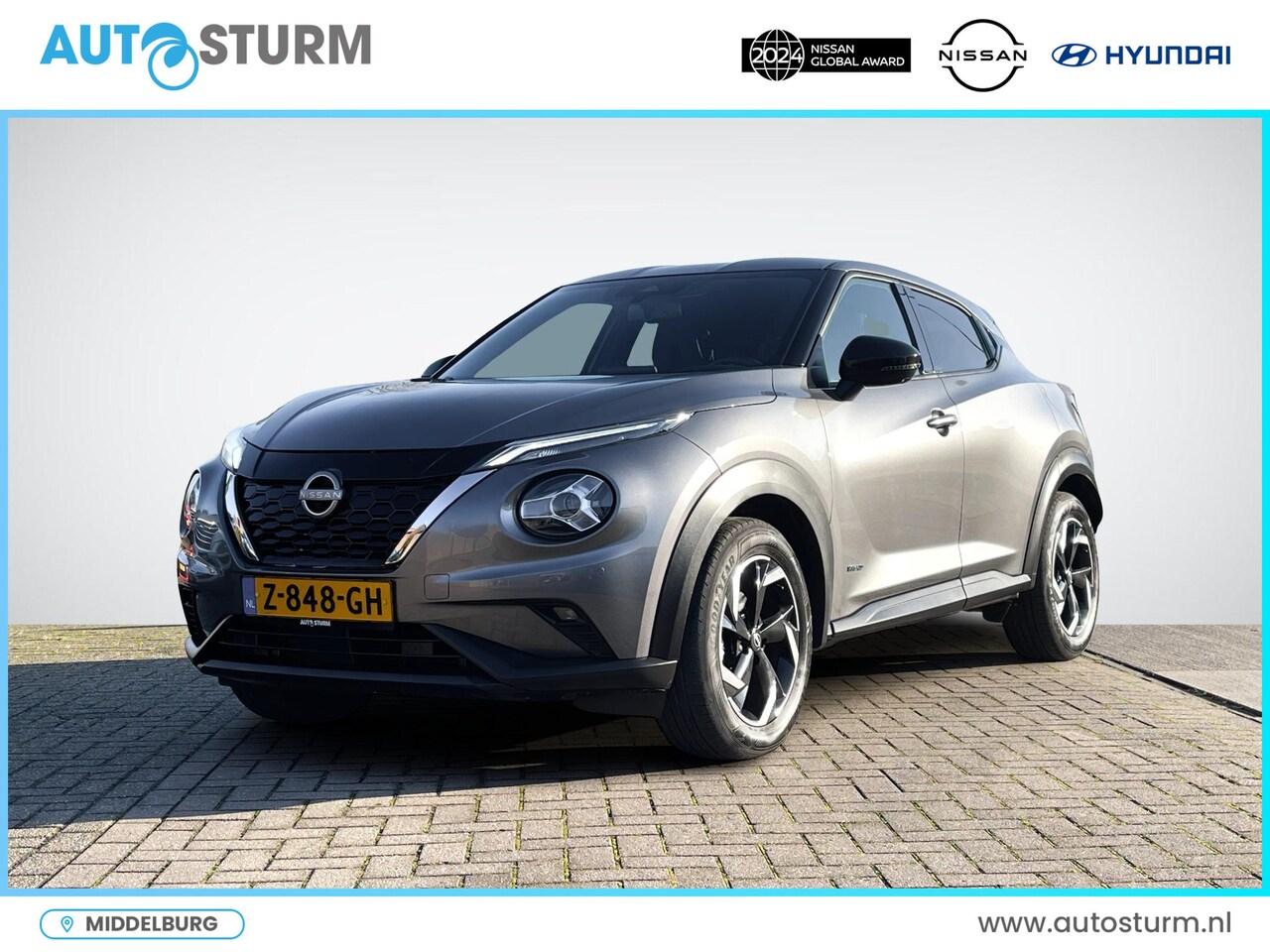 Nissan Juke - 1.6 Hybrid Tekna Sound Pack | Navigatie | 360° Camera | BOSE Audio | Adapt. Cruise Control - AutoWereld.nl