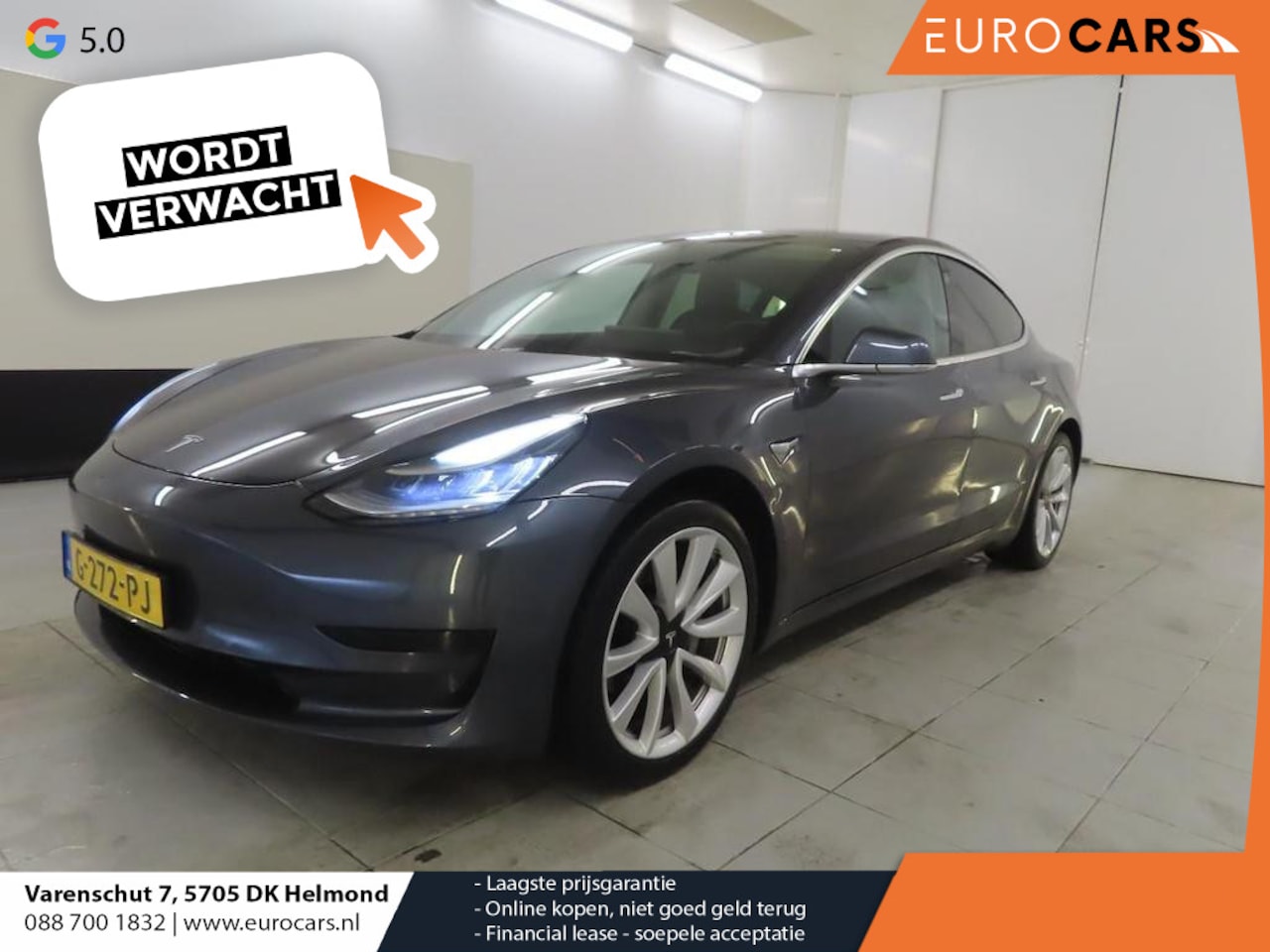 Tesla Model 3 - Standard RWD Plus 60 kWh Navigatie Panoramadak Autopilot Camera Parkeersensoren Stoelverwa - AutoWereld.nl