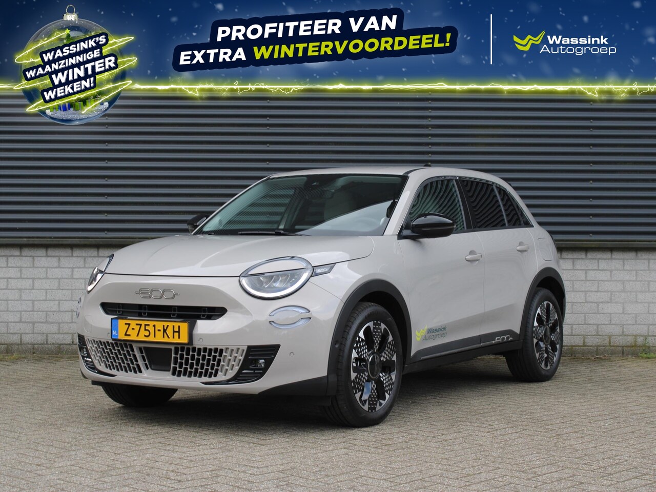 Fiat 600 - 54kWh 156pk Aut La Prima | Touchscreen | Achteruitrijcamera | Parkeersensoren - AutoWereld.nl