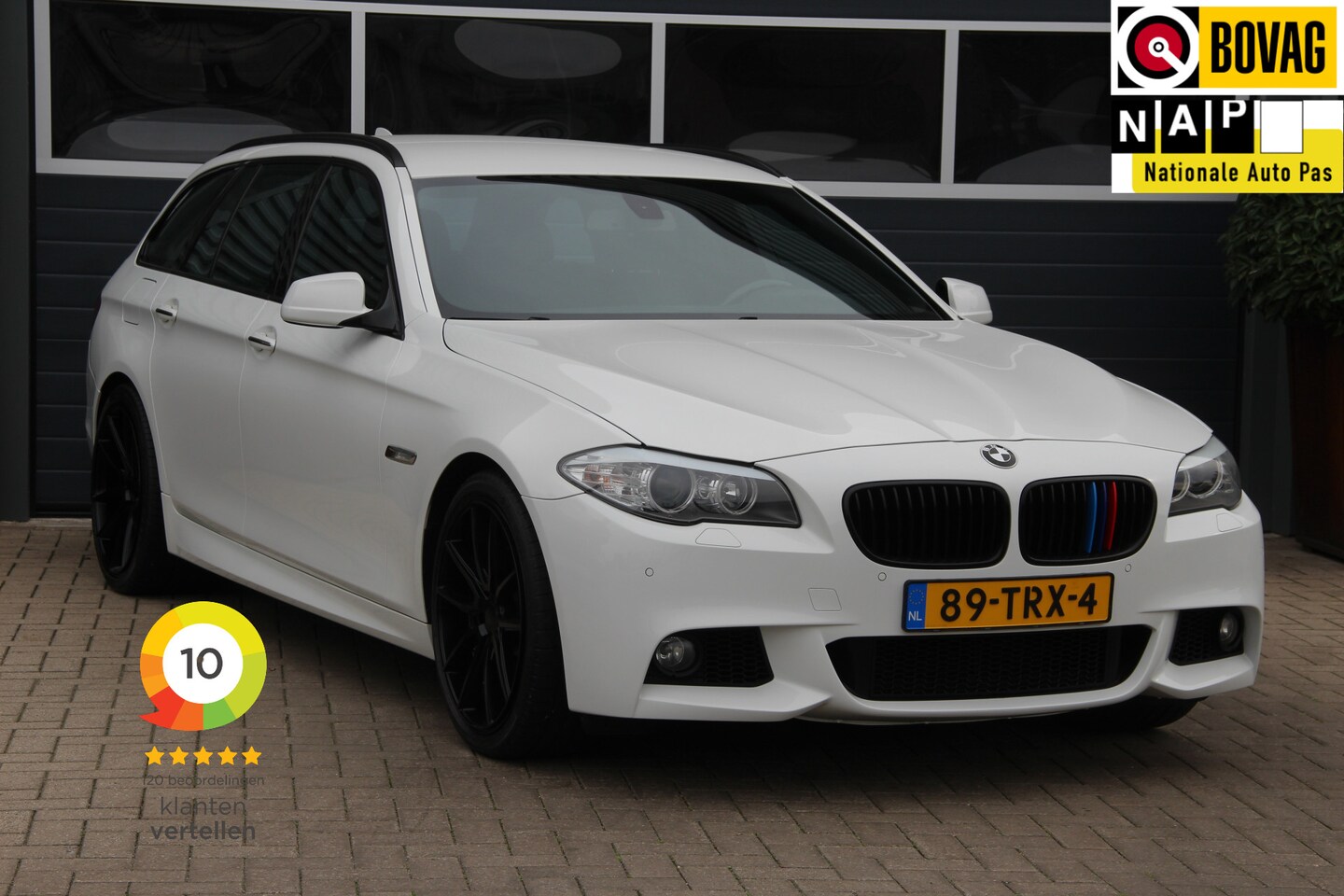 BMW 5-serie Touring - 528i High Exe Automaat NL Auto M-Sport Xenon Sportstoelen Navi ECC PDC Cruise Tel Bluetoot - AutoWereld.nl