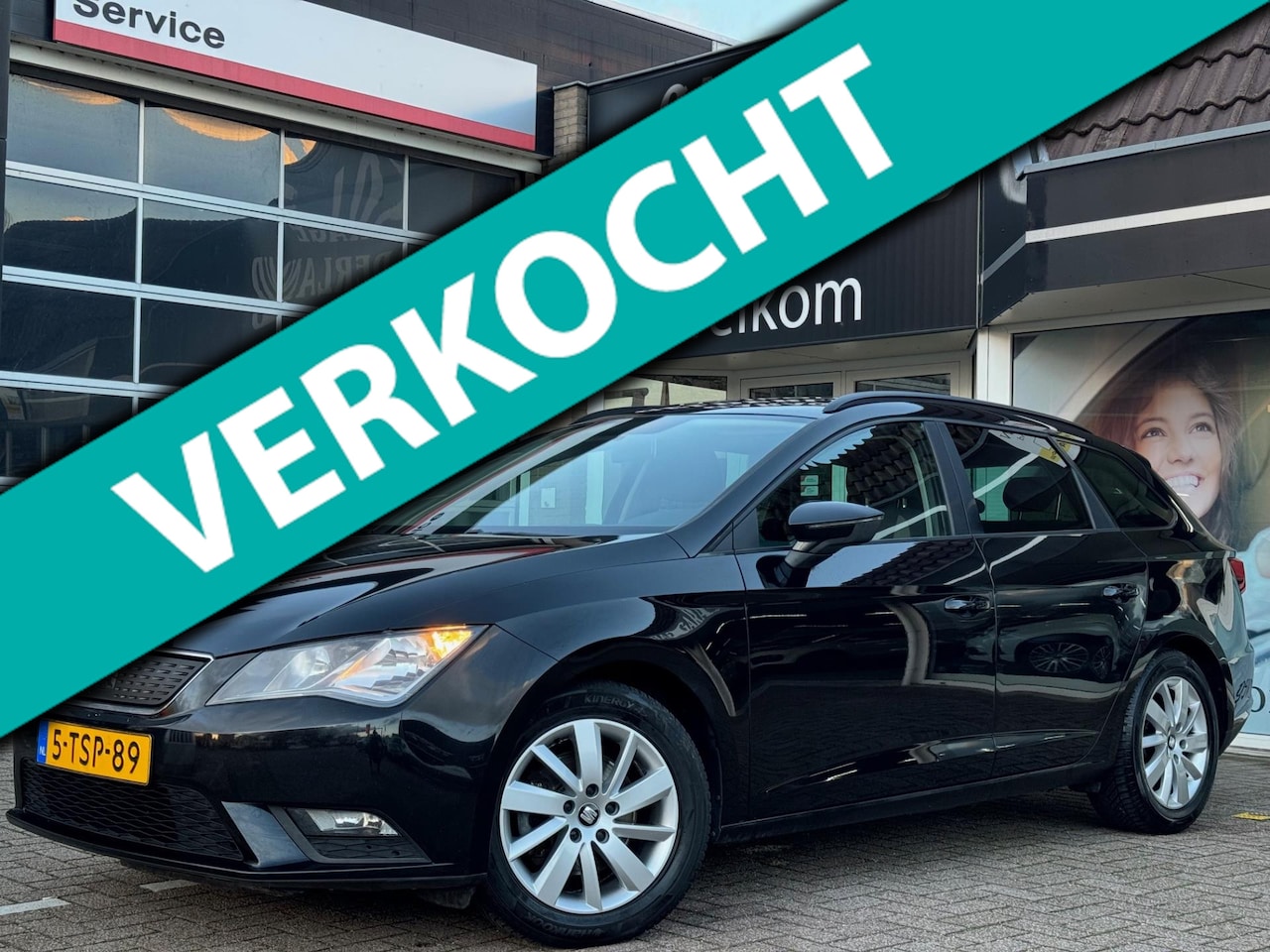 Seat Leon ST - 1.6 TDI Business | Gr.Navi | Cruise | Climate | Trekhaak | Perfecte staat! - AutoWereld.nl