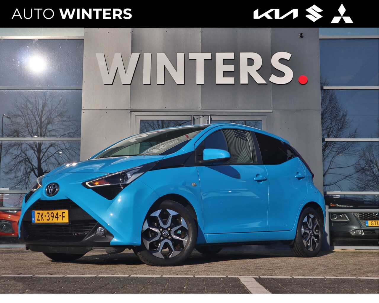 Toyota Aygo - 1.0 VVT-i x-cite Radio+BT Airco Elektr.Ramen LED 15"LMV - AutoWereld.nl