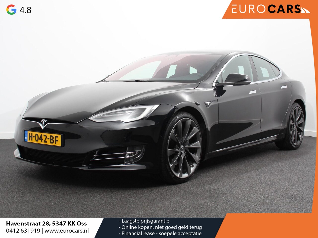 Tesla Model S - Long Range | Navigatie | Panorama dak | Autopilot | Camera | Parkeersensoren | Stoelverwar - AutoWereld.nl