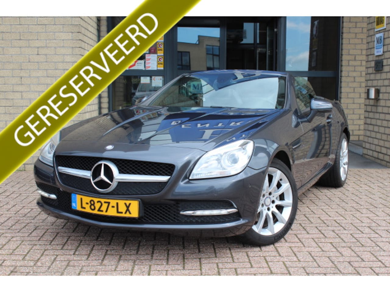 Mercedes-Benz SLK-klasse - 200 Automaat-AIRSCARF-NAVIGATIE-LEDER-PTS-STOELVERWAMING - AutoWereld.nl