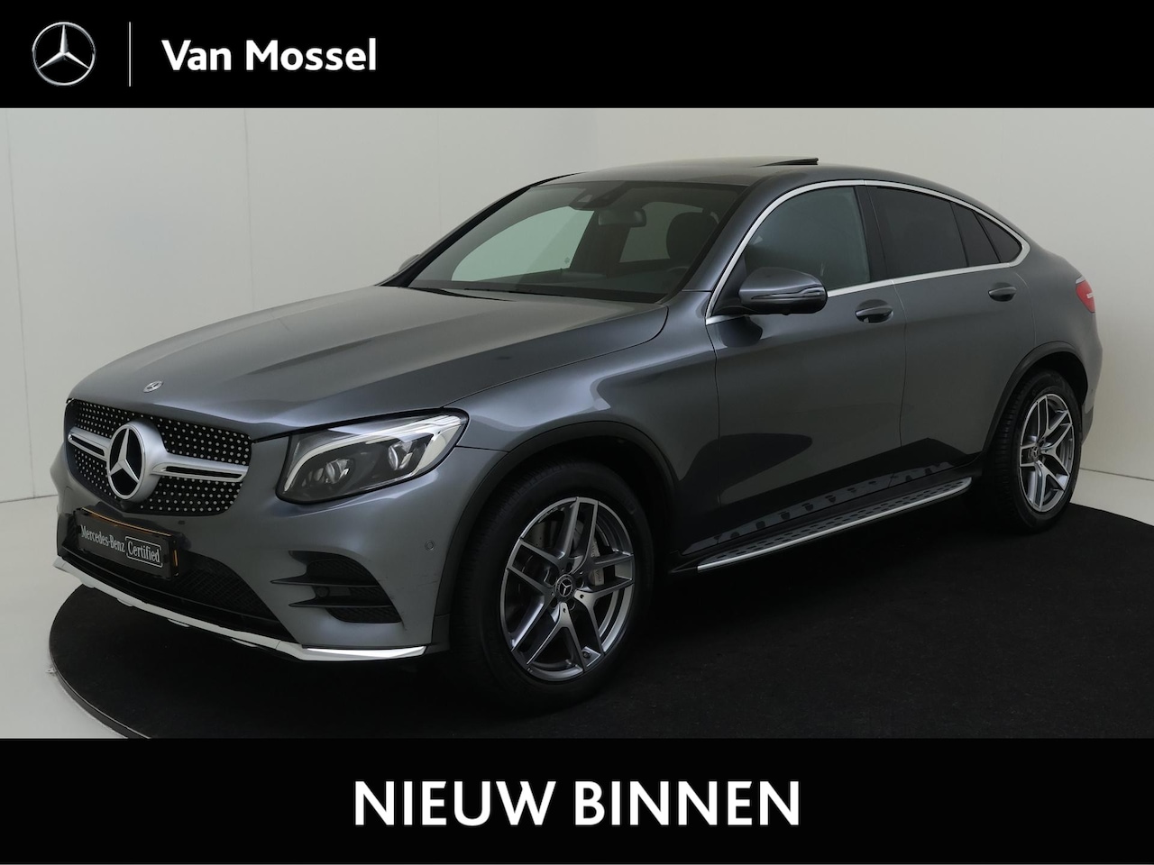 Mercedes-Benz GLC-klasse Coupé - 250 4MATIC Premium AMG /360 Camera /Schuifdak /Elk trekhaak /19 Inch - AutoWereld.nl