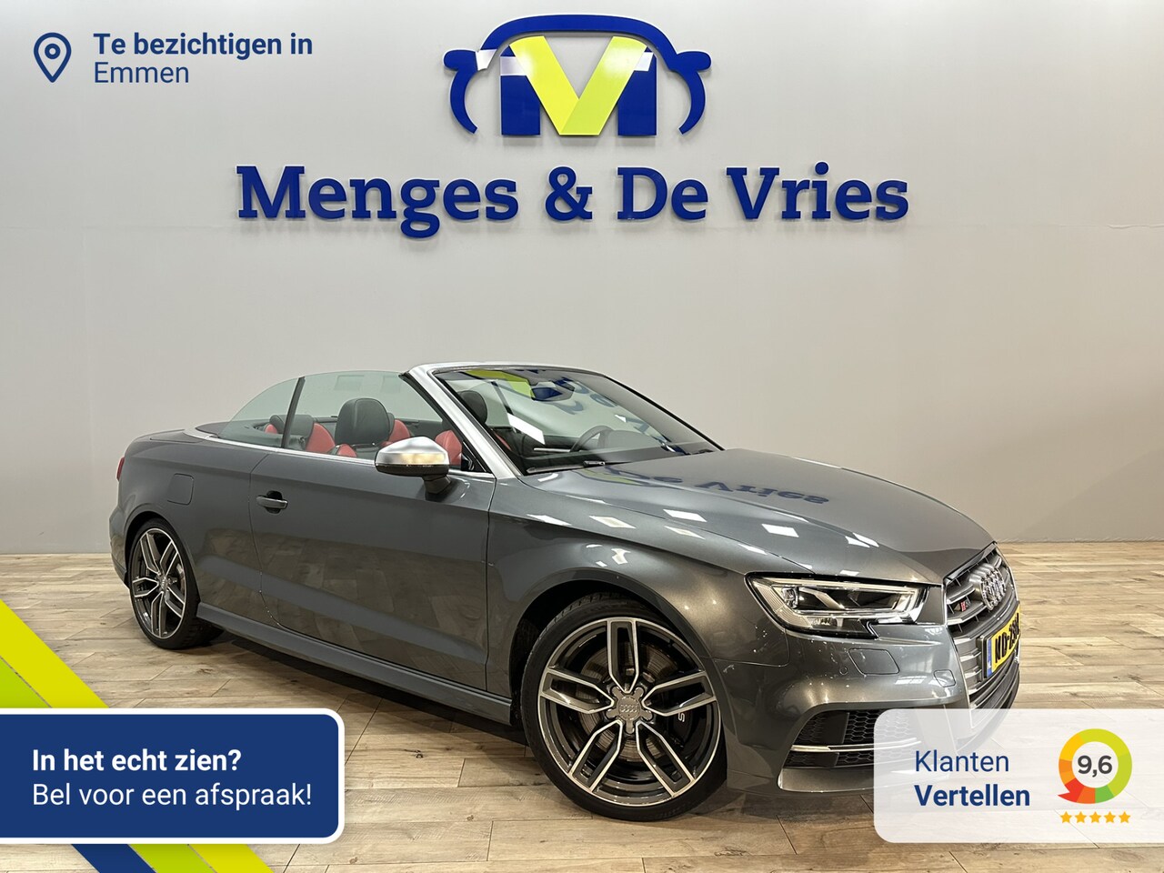 Audi A3 Cabriolet - 2.0 TFSI S3 quattro Pro Line Plus NL Auto | Airco ECC | LED | Virtual | B&O | Leer | Nekve - AutoWereld.nl