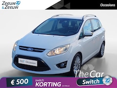 Ford Grand C-Max - 1.0 Lease Titanium | Achteruitrijcamera | Voorruitverwarming | Bluetooth | Navigatie | 12