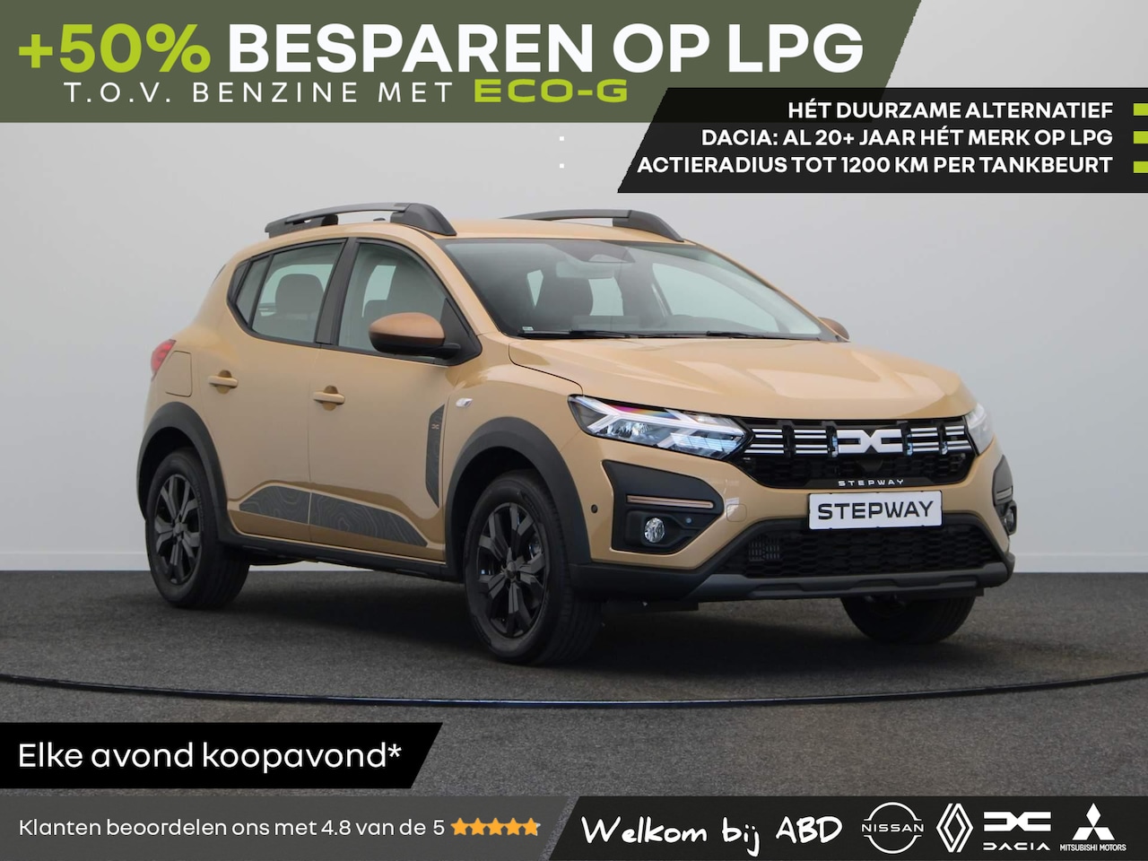 Dacia Sandero Stepway - TCe 90pk Extreme | Parkeersensoren voor/achter | Blind spot warning | Elek. handrem | - AutoWereld.nl