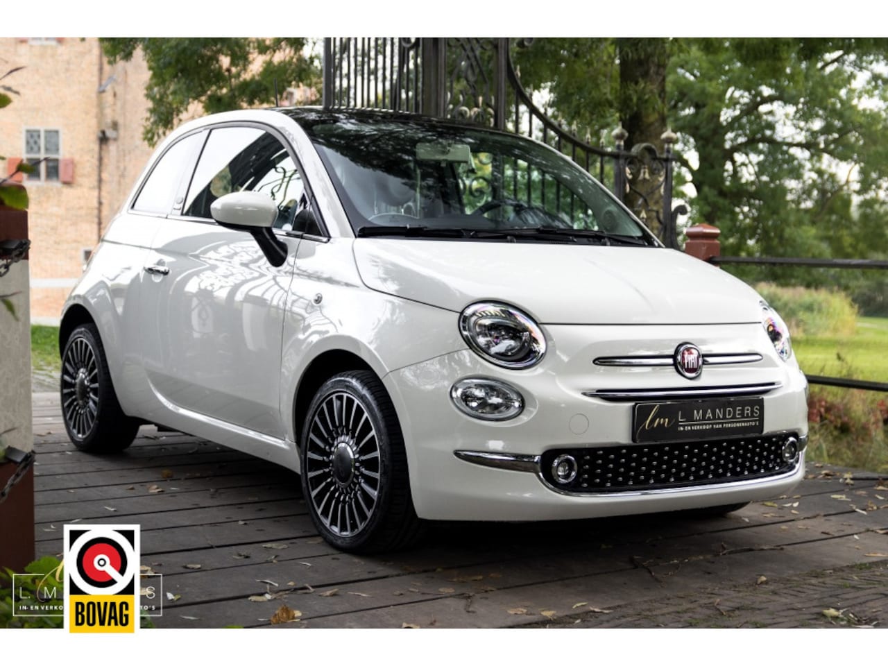 Fiat 500 - 1.2 Lounge 2019 BLAUW | Schuifdak | Display | PDC | Leder - AutoWereld.nl