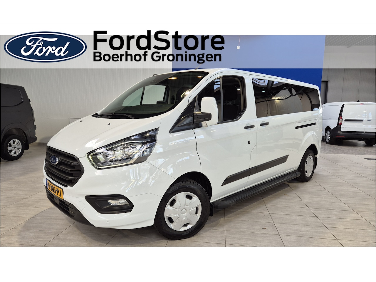 Ford Transit Custom - 300 2.0 TDCI L2H1 Trend DC 6-Persoons| Trekhaak | Airco | Dubbele schuifdeur - AutoWereld.nl