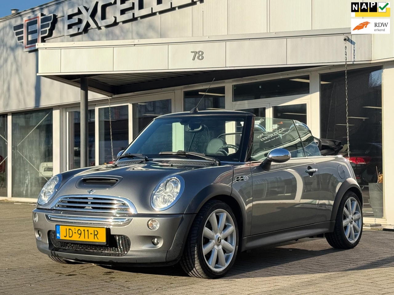 MINI Cabrio - Mini 1.6 Cooper S-Leder-Xenon-Automaat - AutoWereld.nl