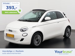 Fiat 500e - Cabrio 42 kWh | All-in 393, - Private Lease | Zondag Open